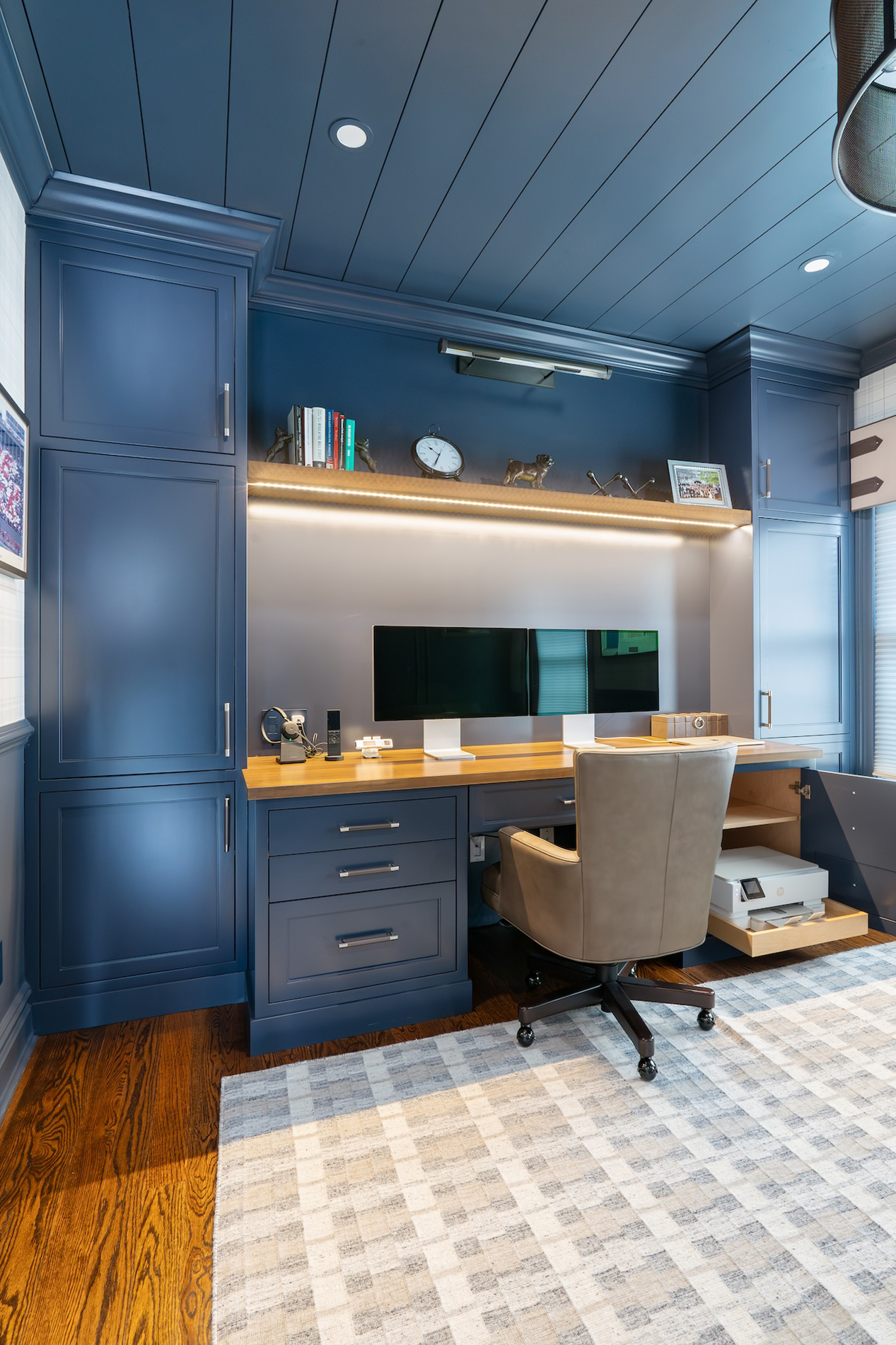 Home Office Built In Desk Wantagh Ny 1