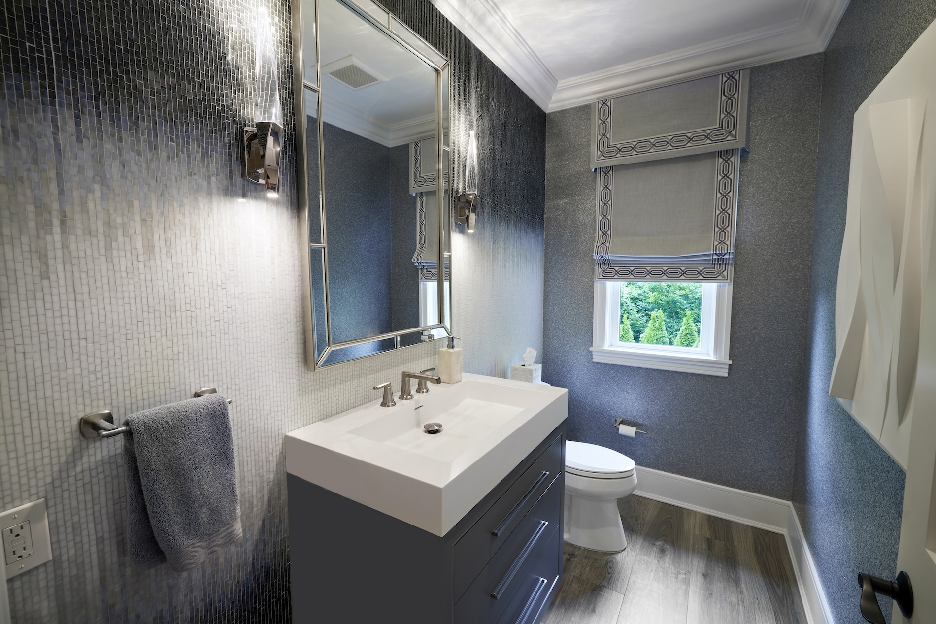 Centerport Ny Powder Room Interior Designer