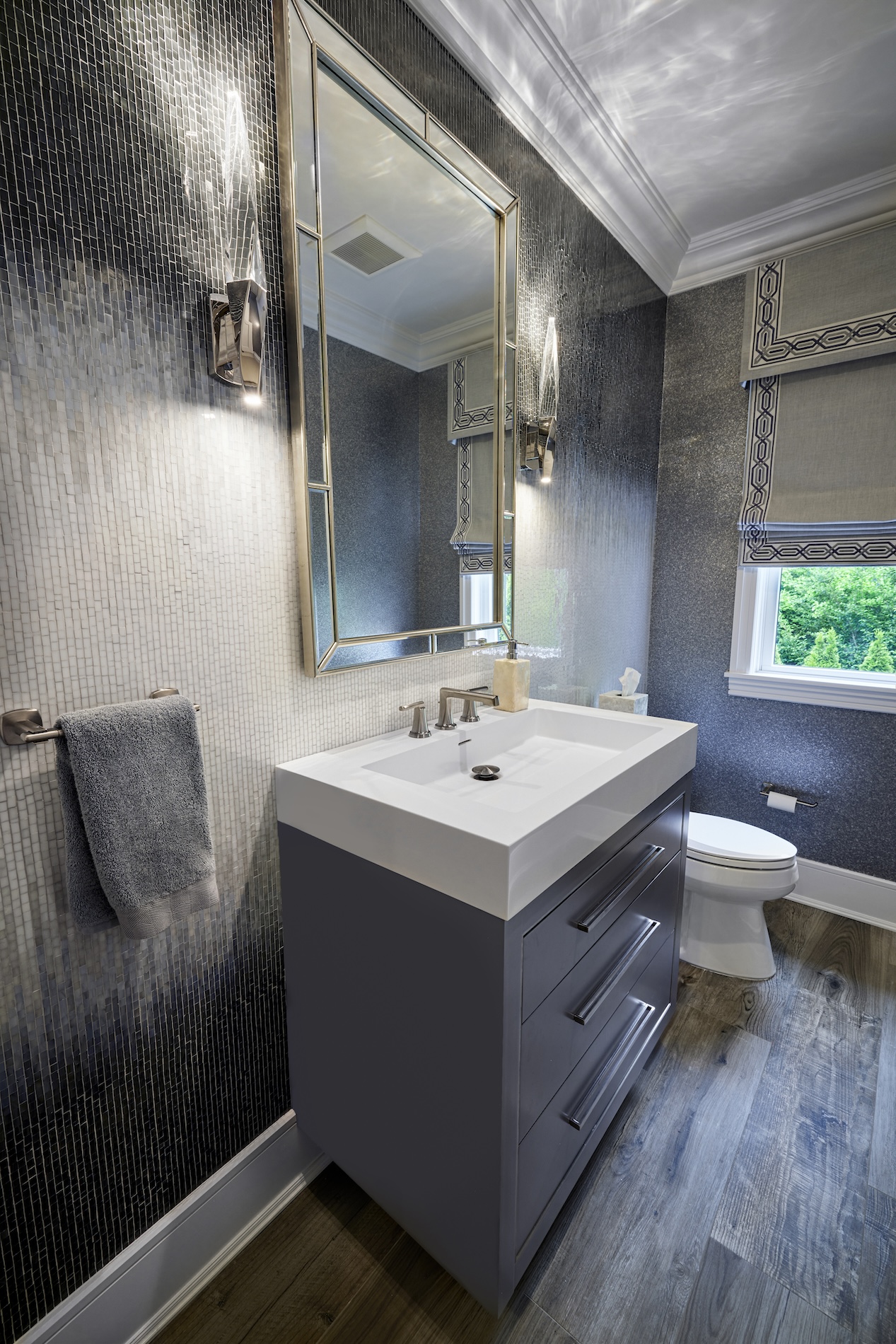 Centerport Ny Powder Room Interior Design