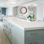 Custom Built Kitchen Island Banquette Massapequa NY