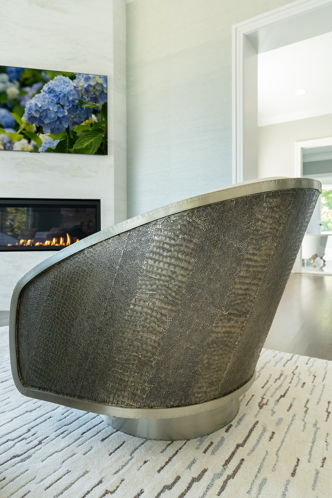 Bedroom Accent Chair Fireplace