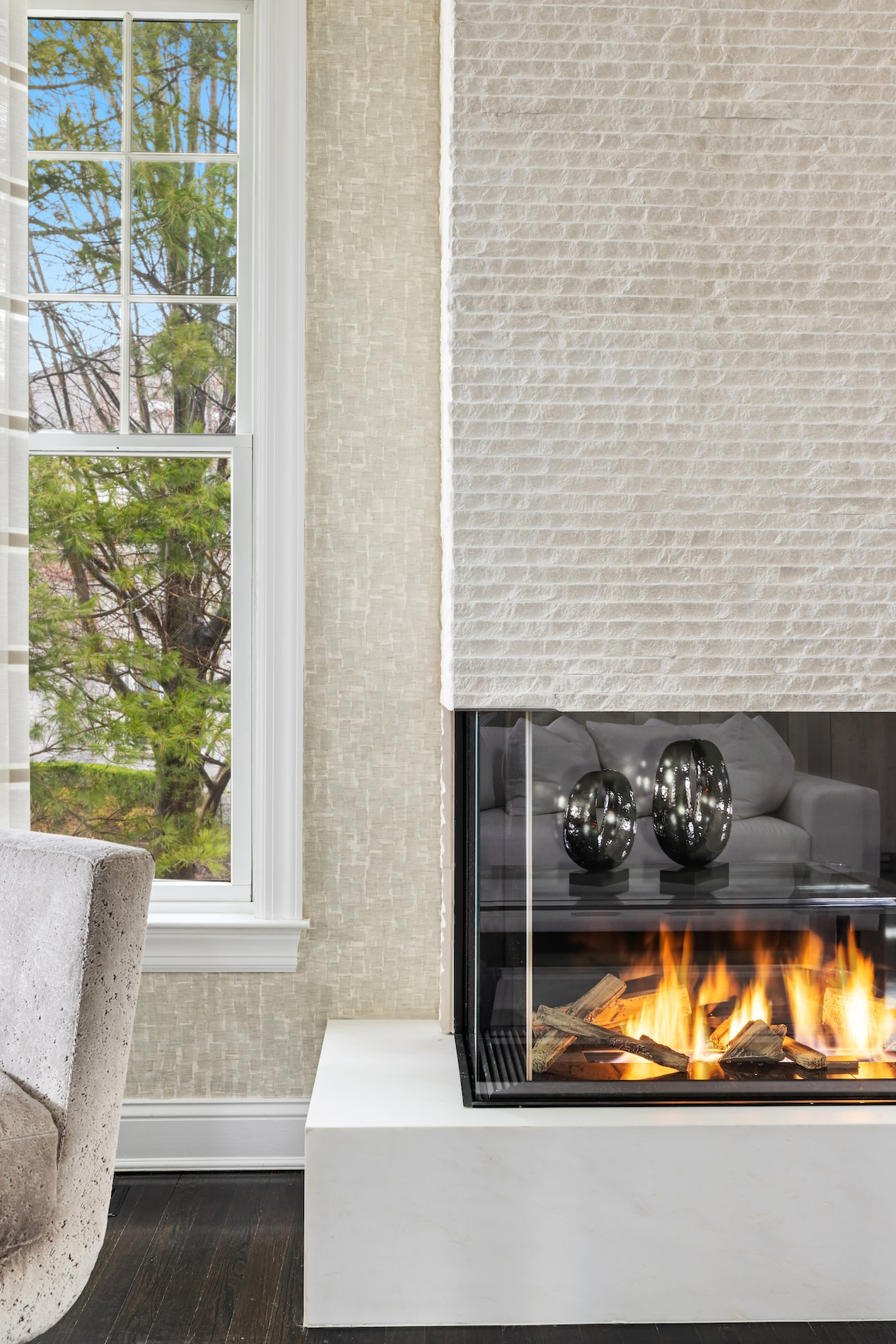 Living Room Fireplace Design