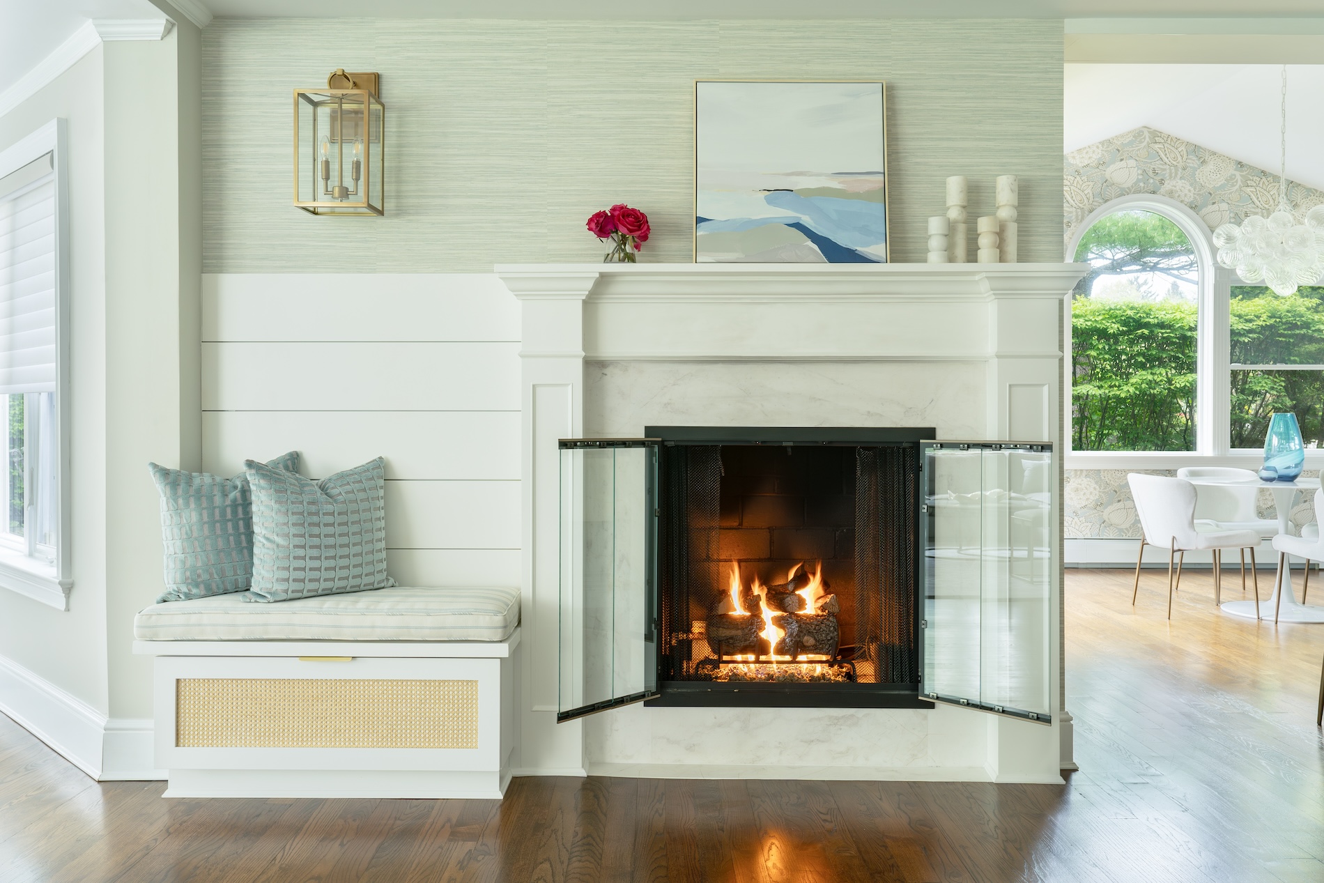 Melissa Sacco Interiors Living Room Fireplace Design