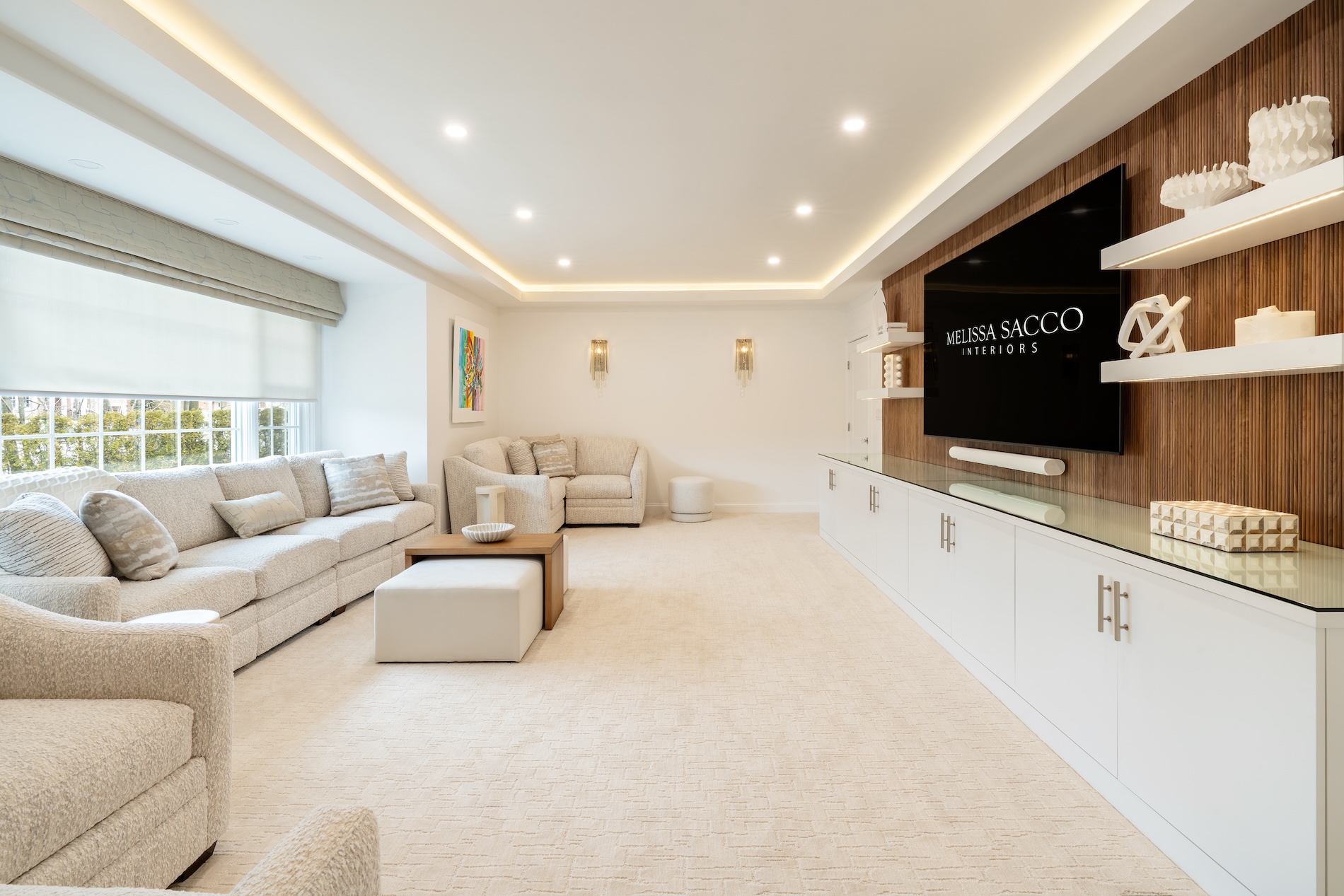 Merrick Ny Family Room Interior Design